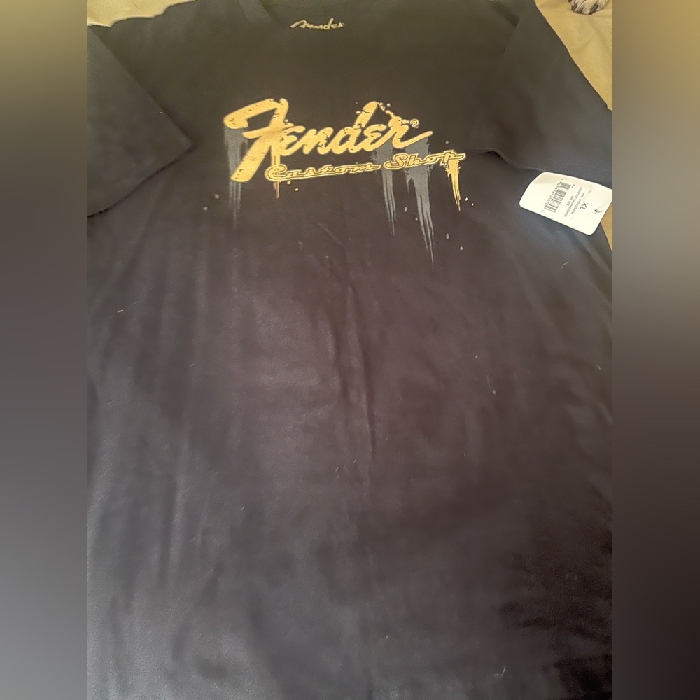 Fender Guitar Short Sleeve Shirt Size XL
